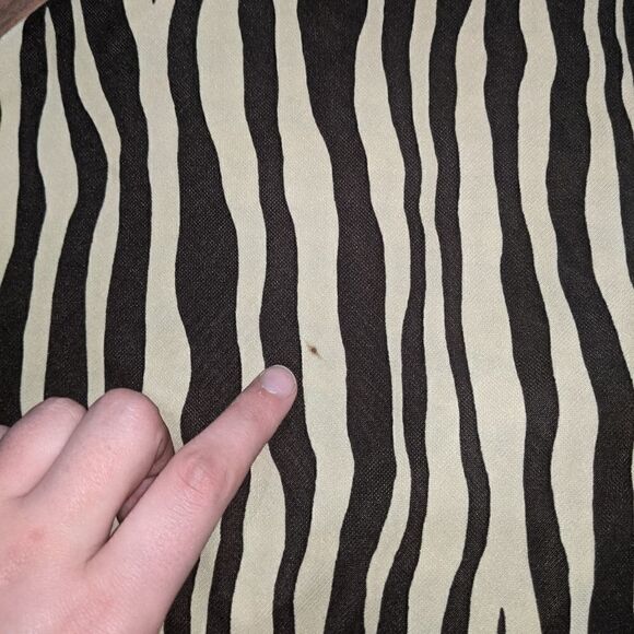 LAUREN RALPH LAUREN Women's Brown & Tan Zebra Print Halter Maxi Dress. Small. - Picture 4 of 6